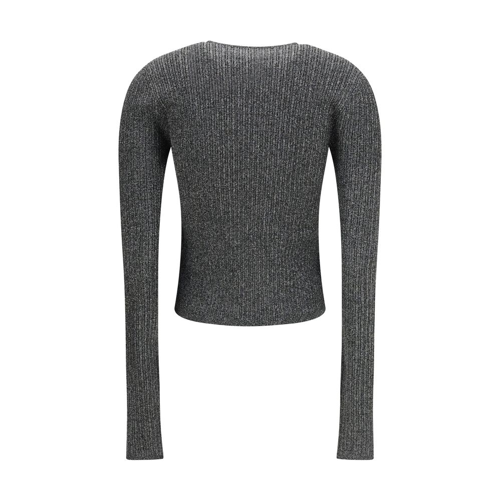 Black Lurex Cardigan