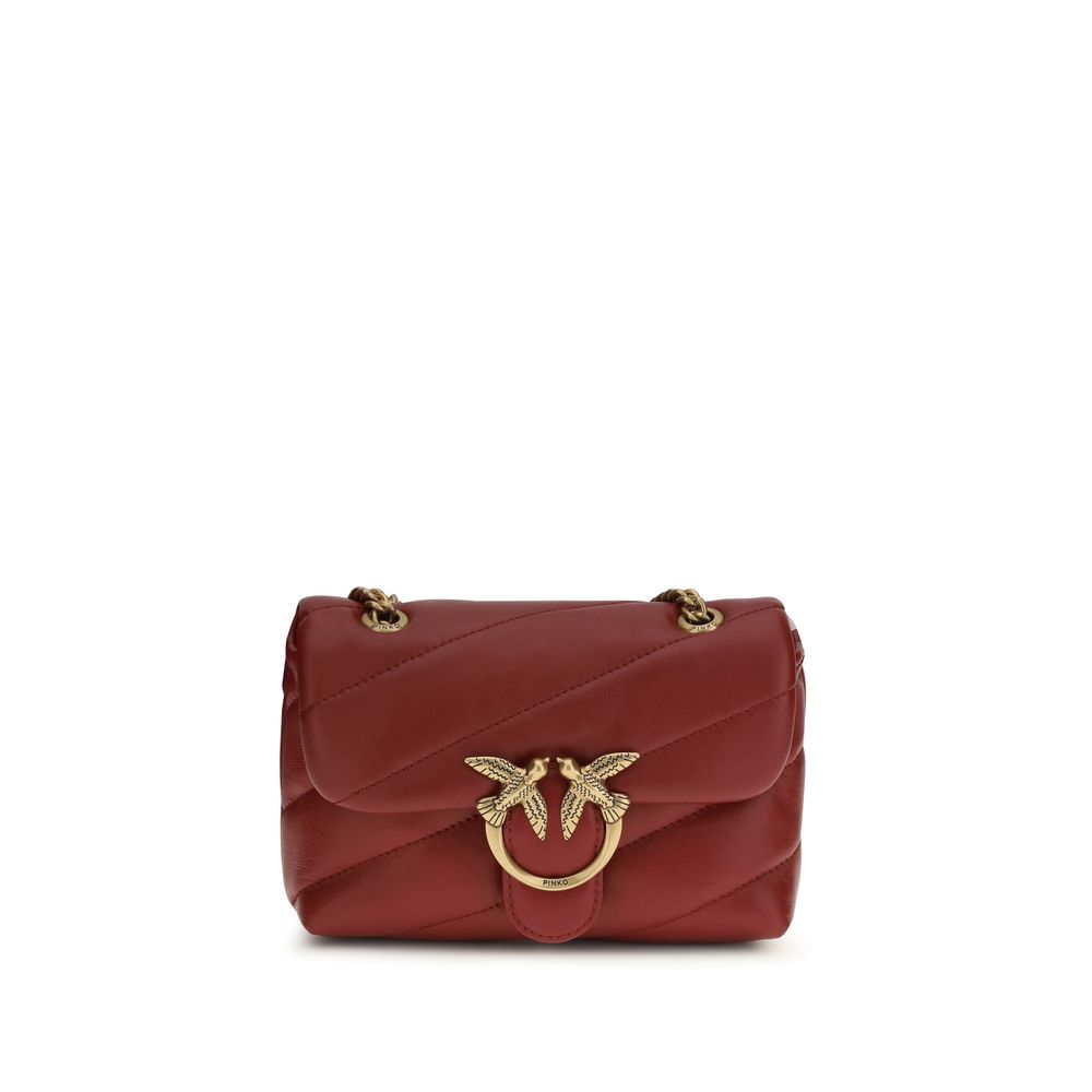 Bordeaux Calf Leather Shoulder Bag