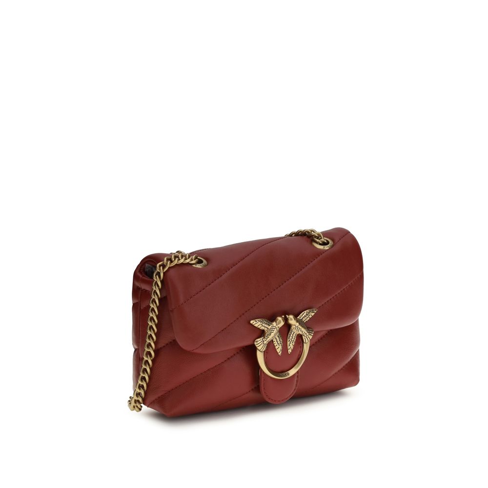 Bordeaux Calf Leather Shoulder Bag