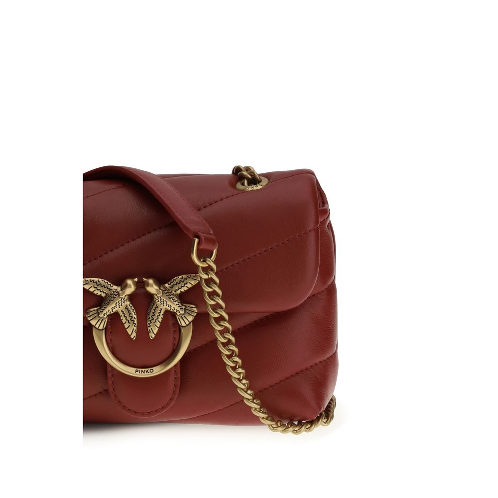 Bordeaux Calf Leather Shoulder Bag