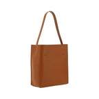 Brown Calf Leather Shoulder Bag
