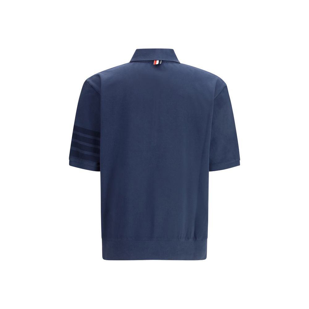 Blue Cotton Polo
