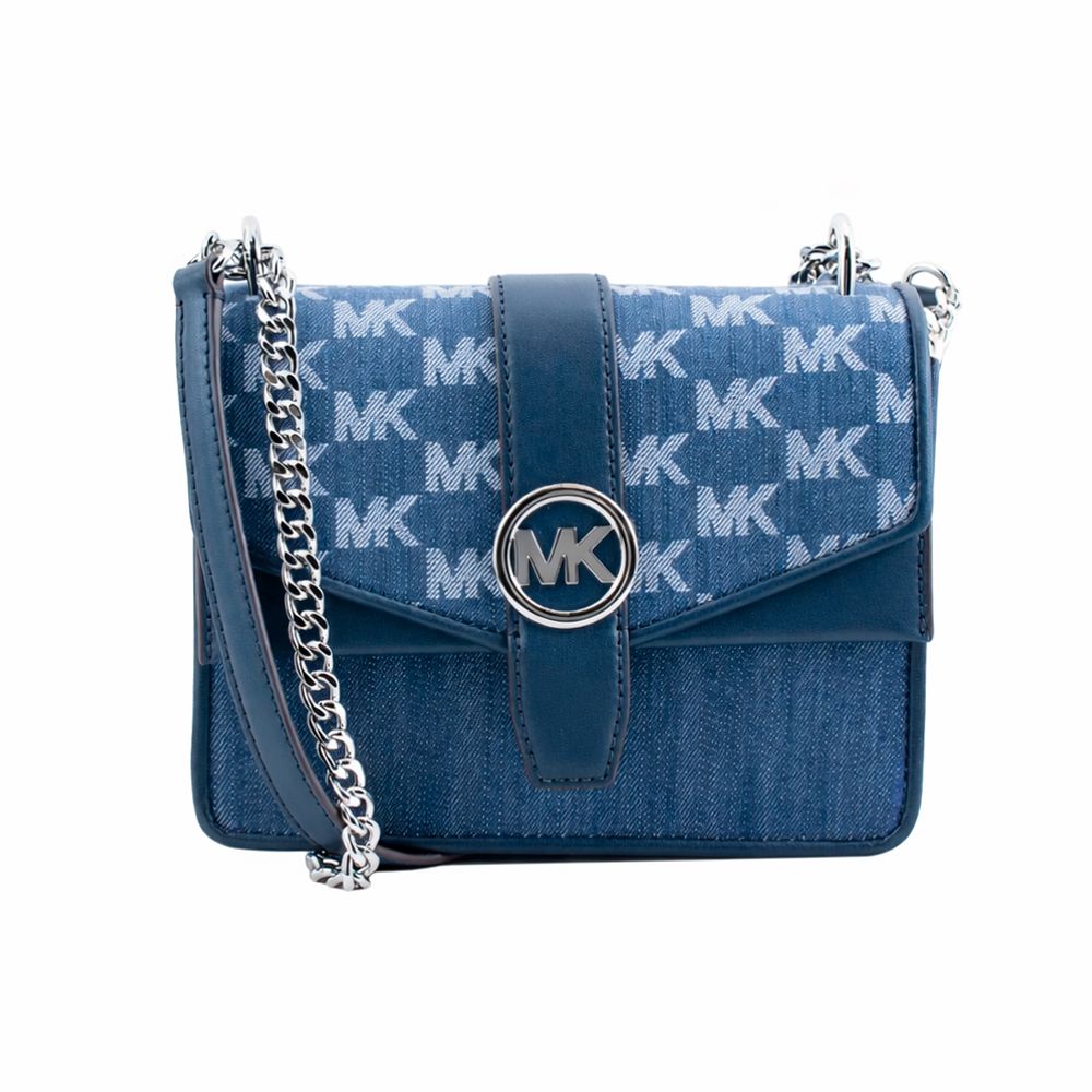 Blue Canvas Greenwich Crossbody Bag