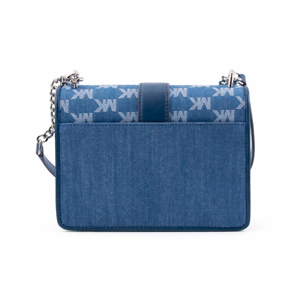 Blue Canvas Greenwich Crossbody Bag