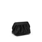 Black Vegan Leather Bios Clutch Bag