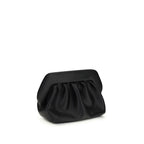Black Vegan Leather Bios Clutch Bag
