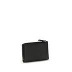Coin Bag Wallet In Grained Calf Leather