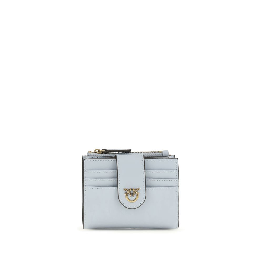 Blue Calf Leather Wallet