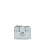 Blue Calf Leather Wallet