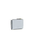 Blue Calf Leather Wallet
