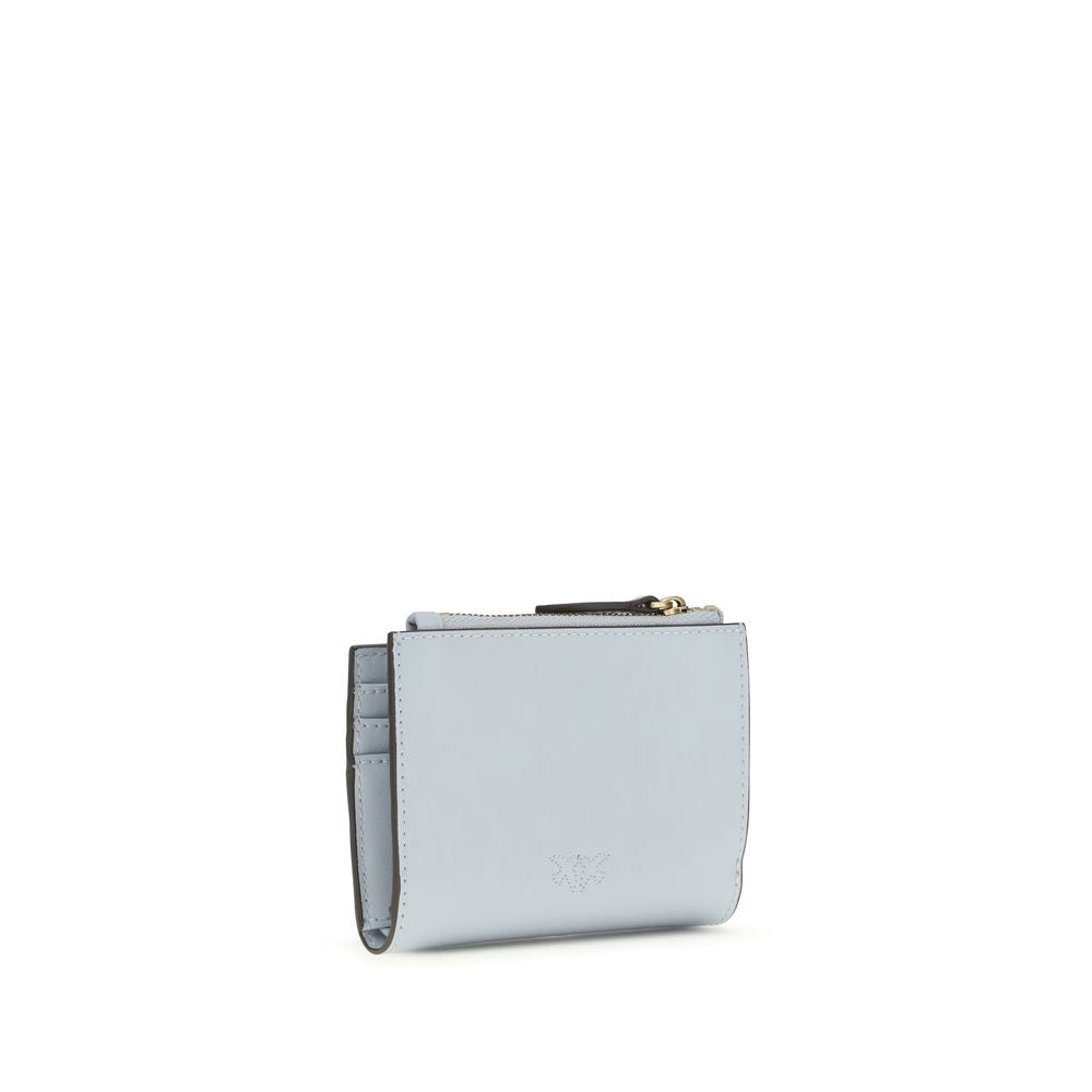 Blue Calf Leather Wallet