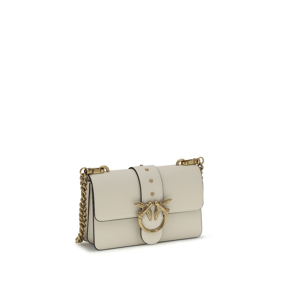 Small Beige Love One Shoulder Bag