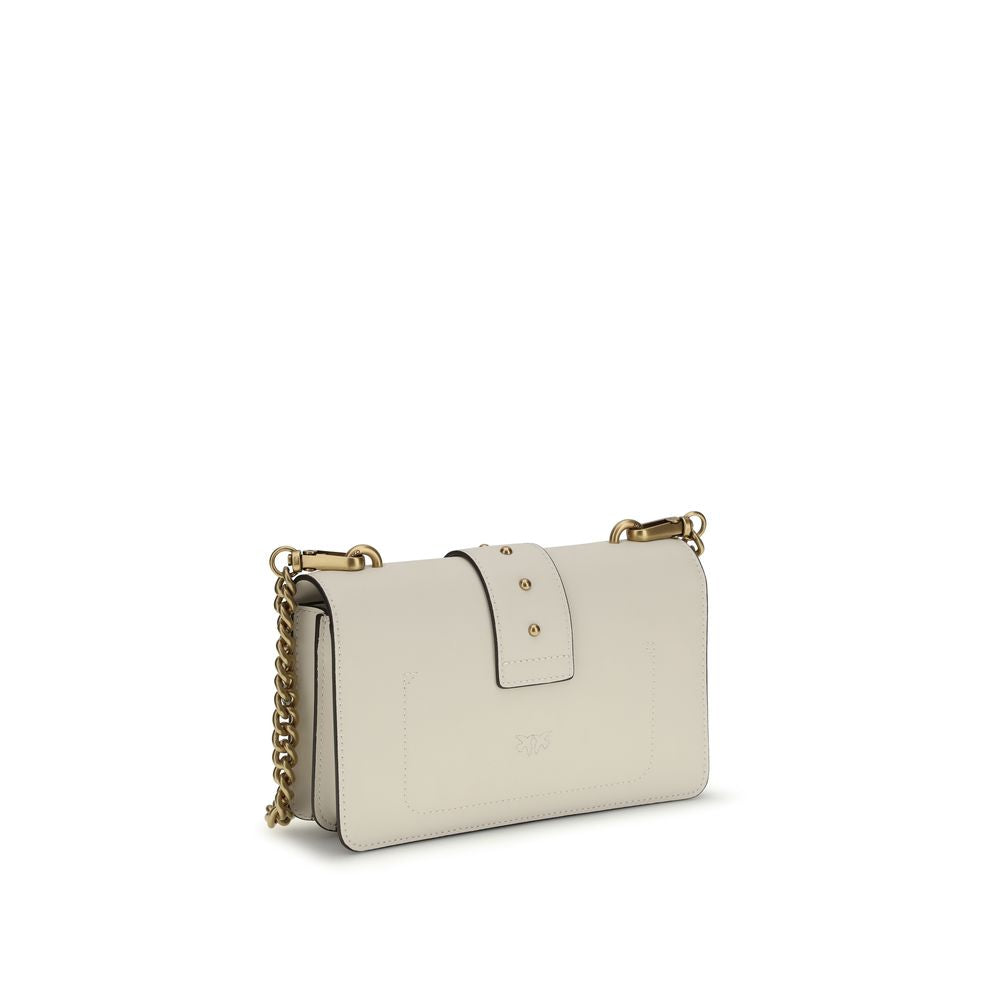 Small Beige Love One Shoulder Bag