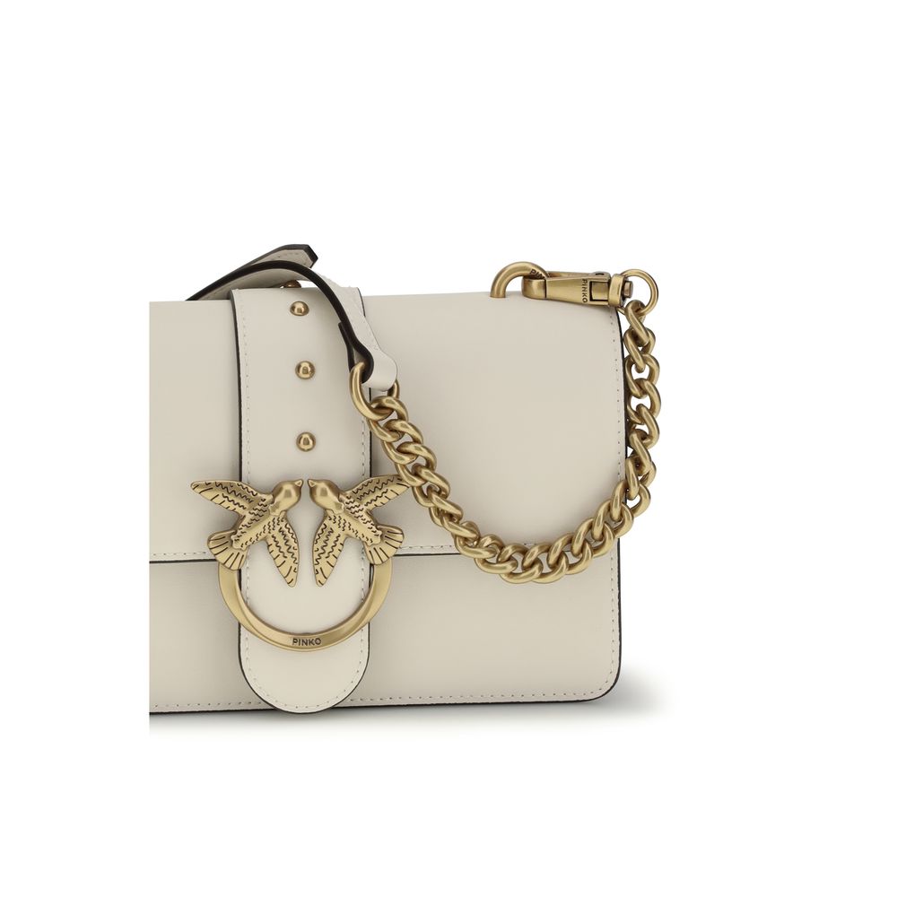 Small Beige Love One Shoulder Bag