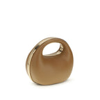 Rigid Calf Leather Handbag