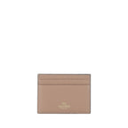 Calf Leather Rockstud Card Holder