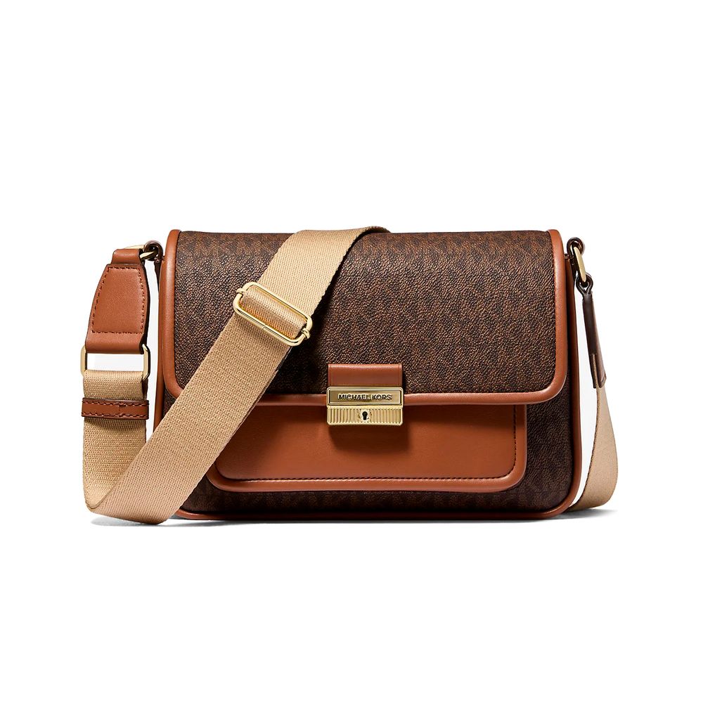 Brown Canvas Bradshaw Crossbody Bag