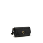 Baguette Soft Shoulder Bag In Black Calf Leather