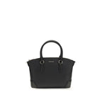 Black Calf Leather Handbag