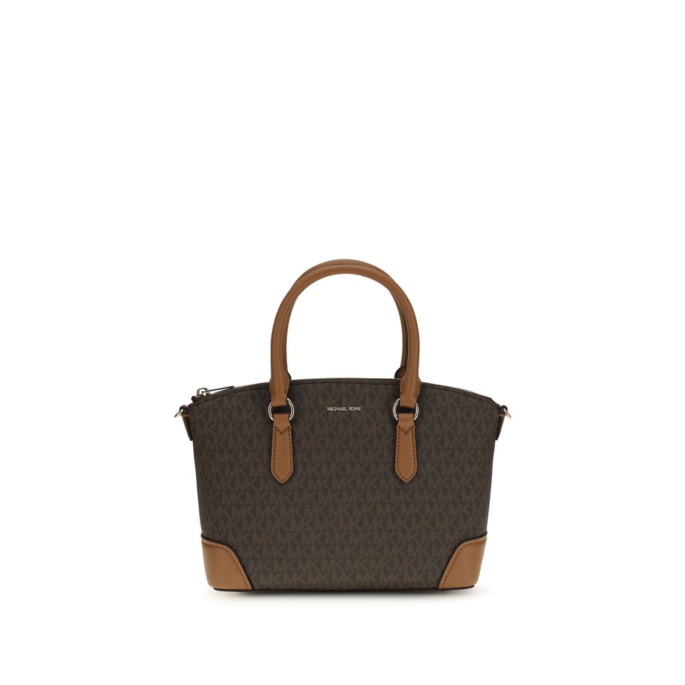 Logo-Print Canvas Handbag