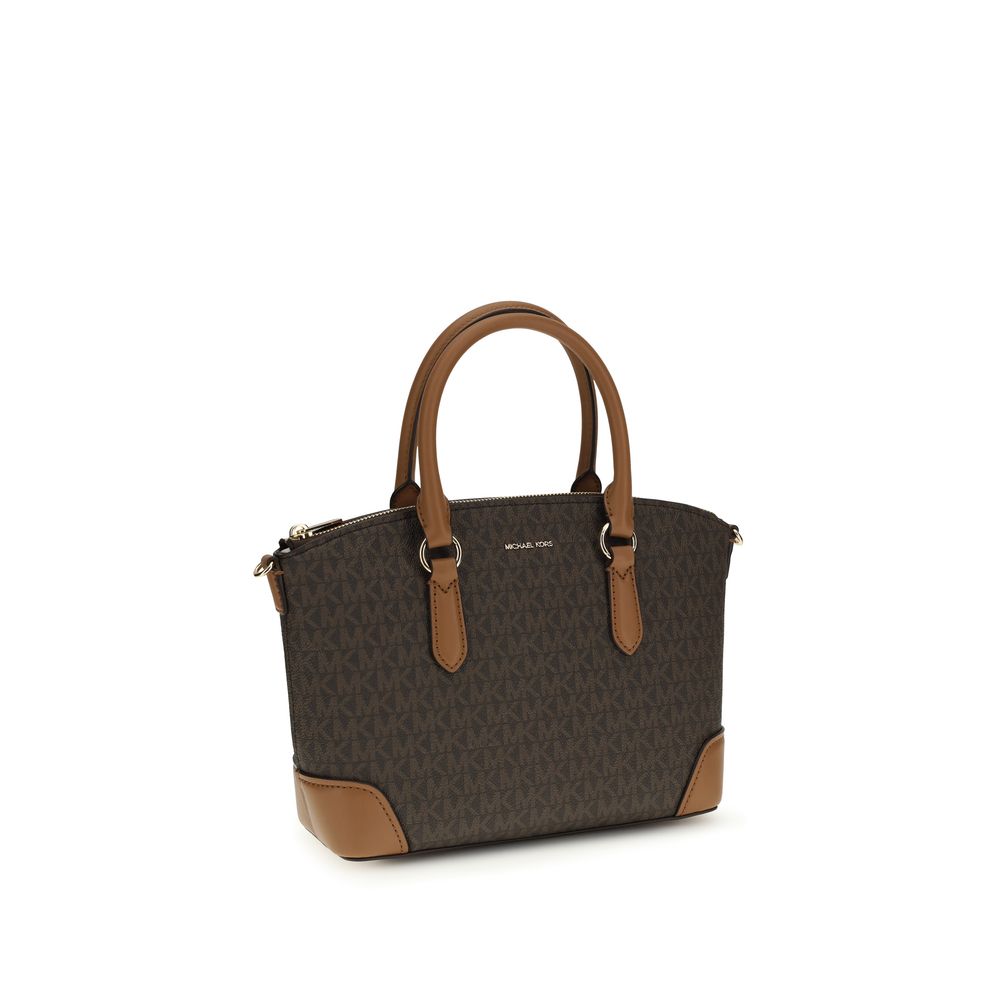 Logo-Print Canvas Handbag