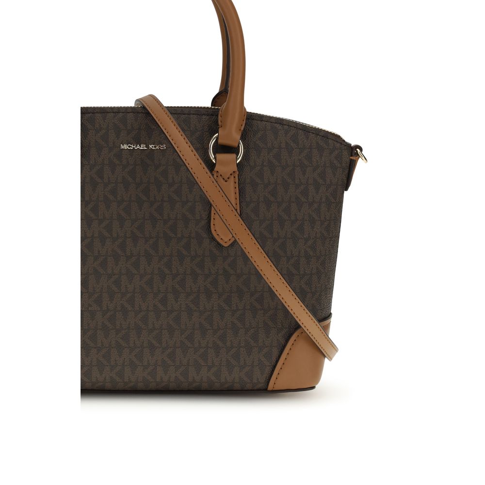 Logo-Print Canvas Handbag