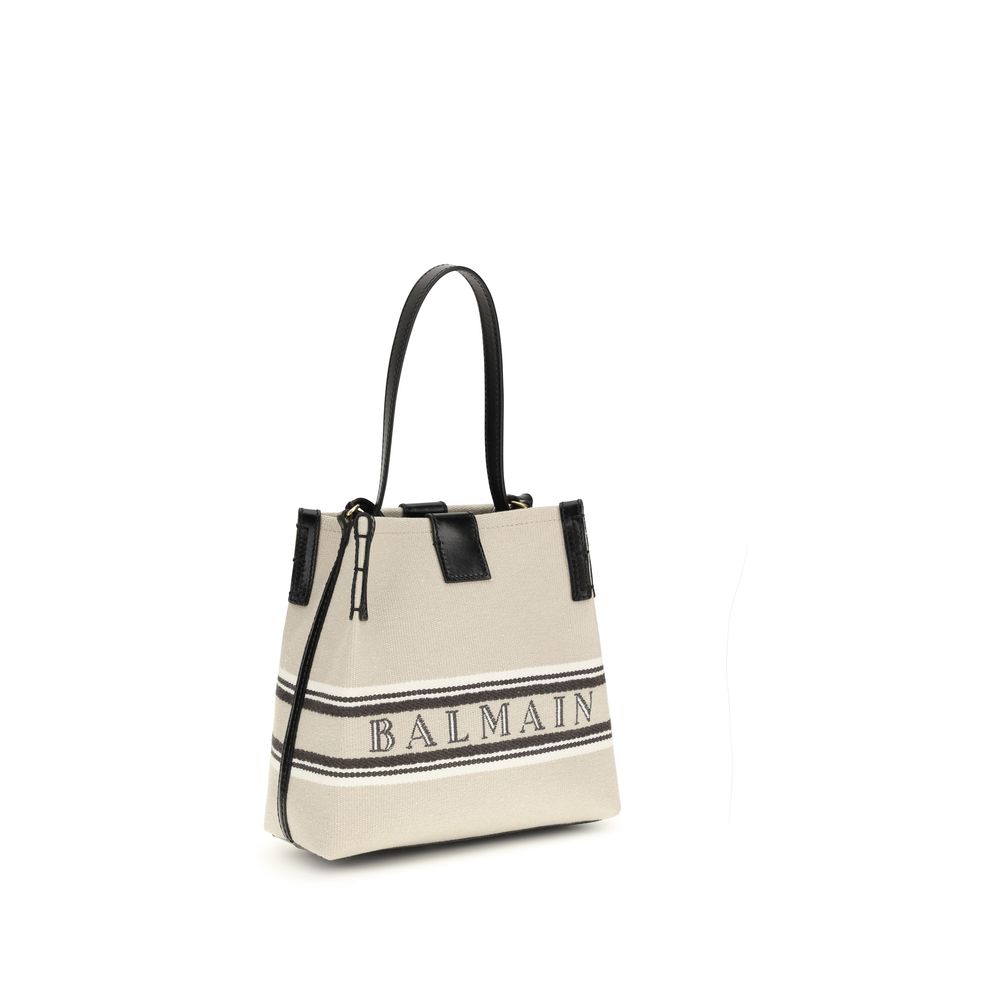 Beige Cotton Release Bucket Bag