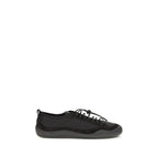 Recycled Polyamide & Calf Leather Athletic Sneakers