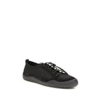 Recycled Polyamide & Calf Leather Athletic Sneakers