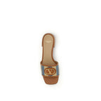 Multicolor VLogo Signature Raffia Slide Sandals