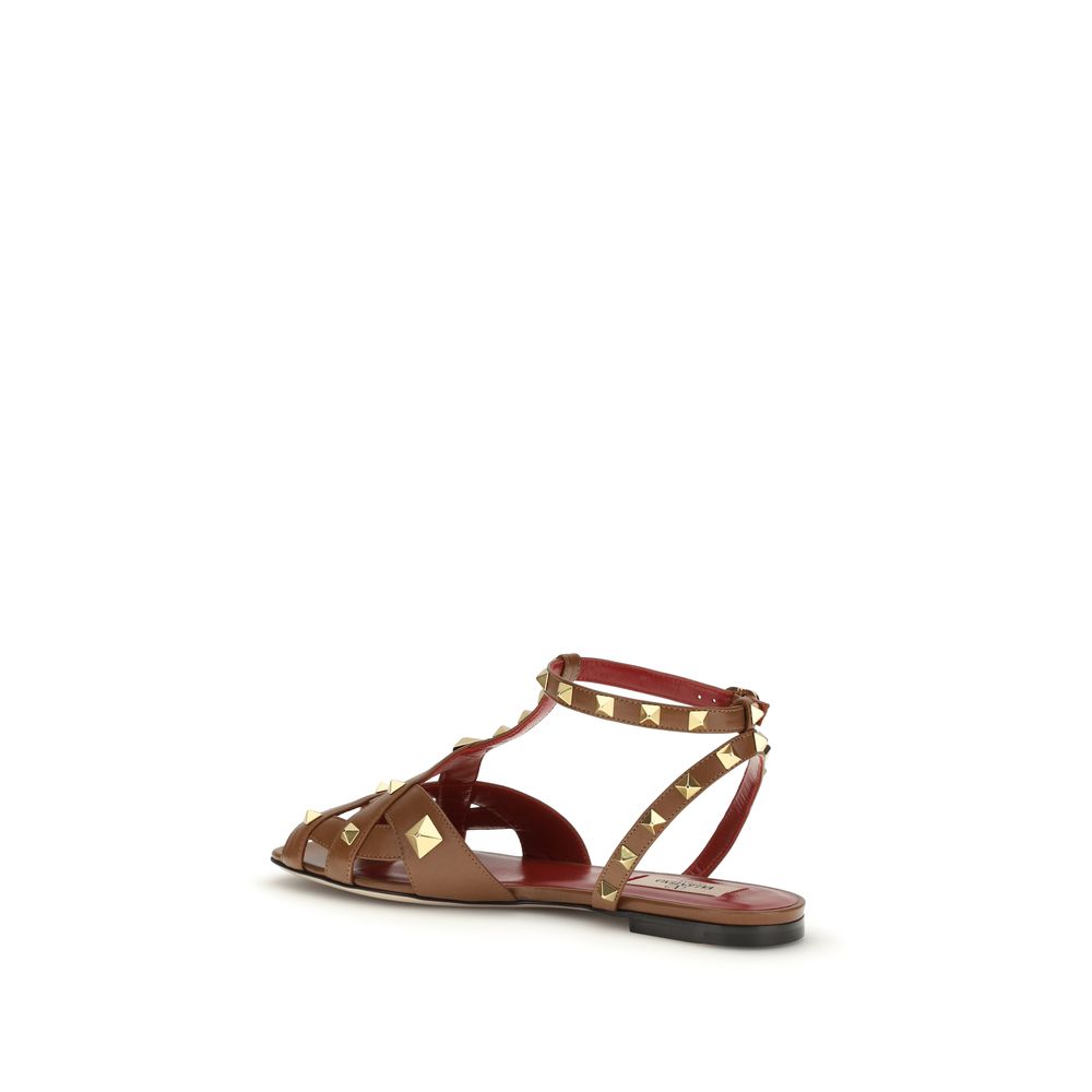 Goatskin Studdy Sandals