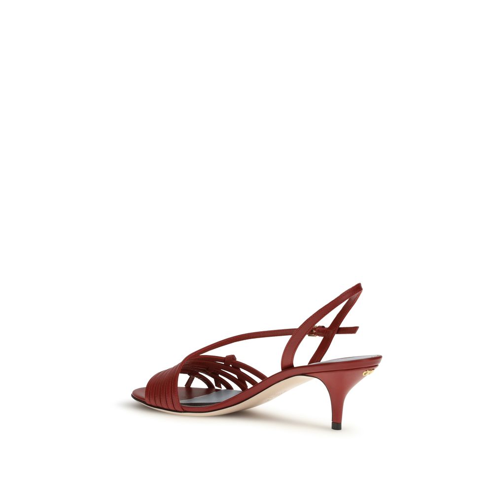 Nodine Goatskin Strap-On Sandals