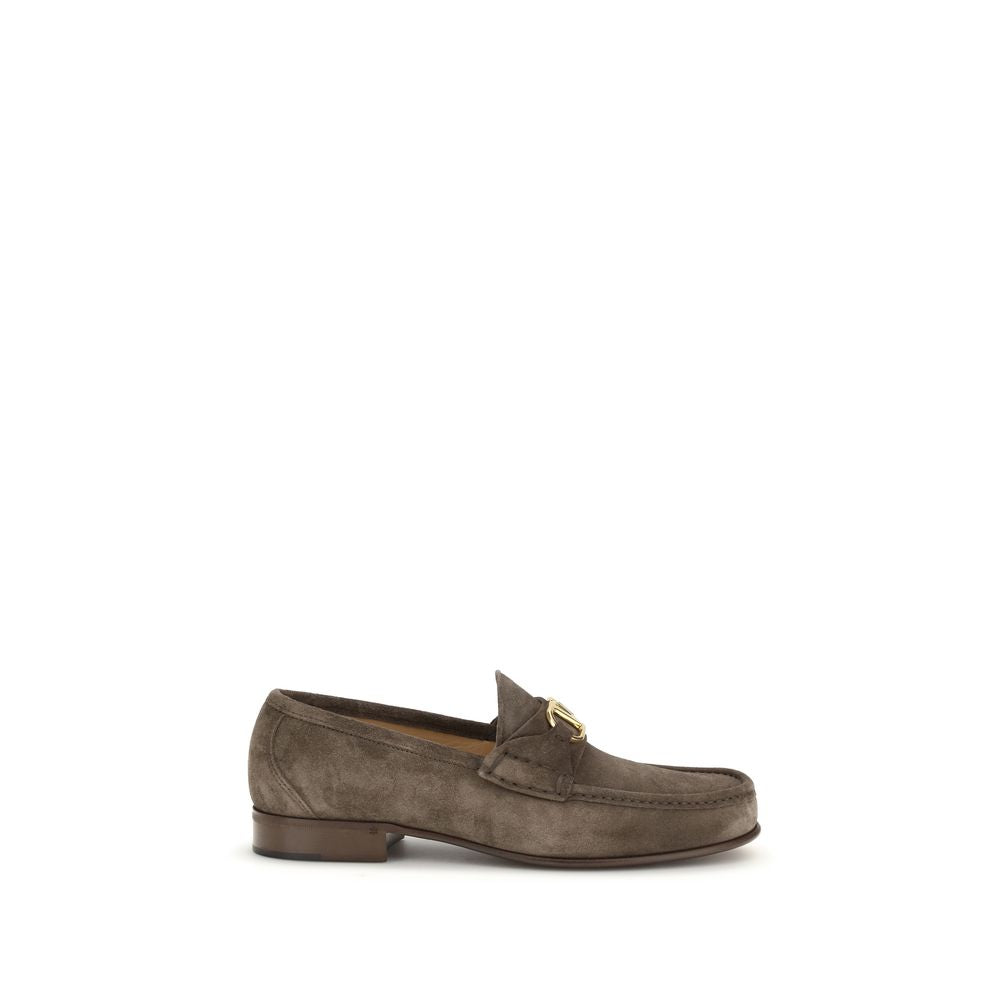 VLogo Signature Calf Leather Slip-On Loafers