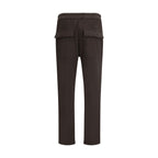 Brown Cotton Sweatpants