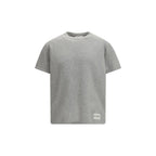 Gray Cotton Terry T-Shirt