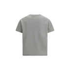 Gray Cotton Terry T-Shirt