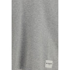Gray Cotton Terry T-Shirt