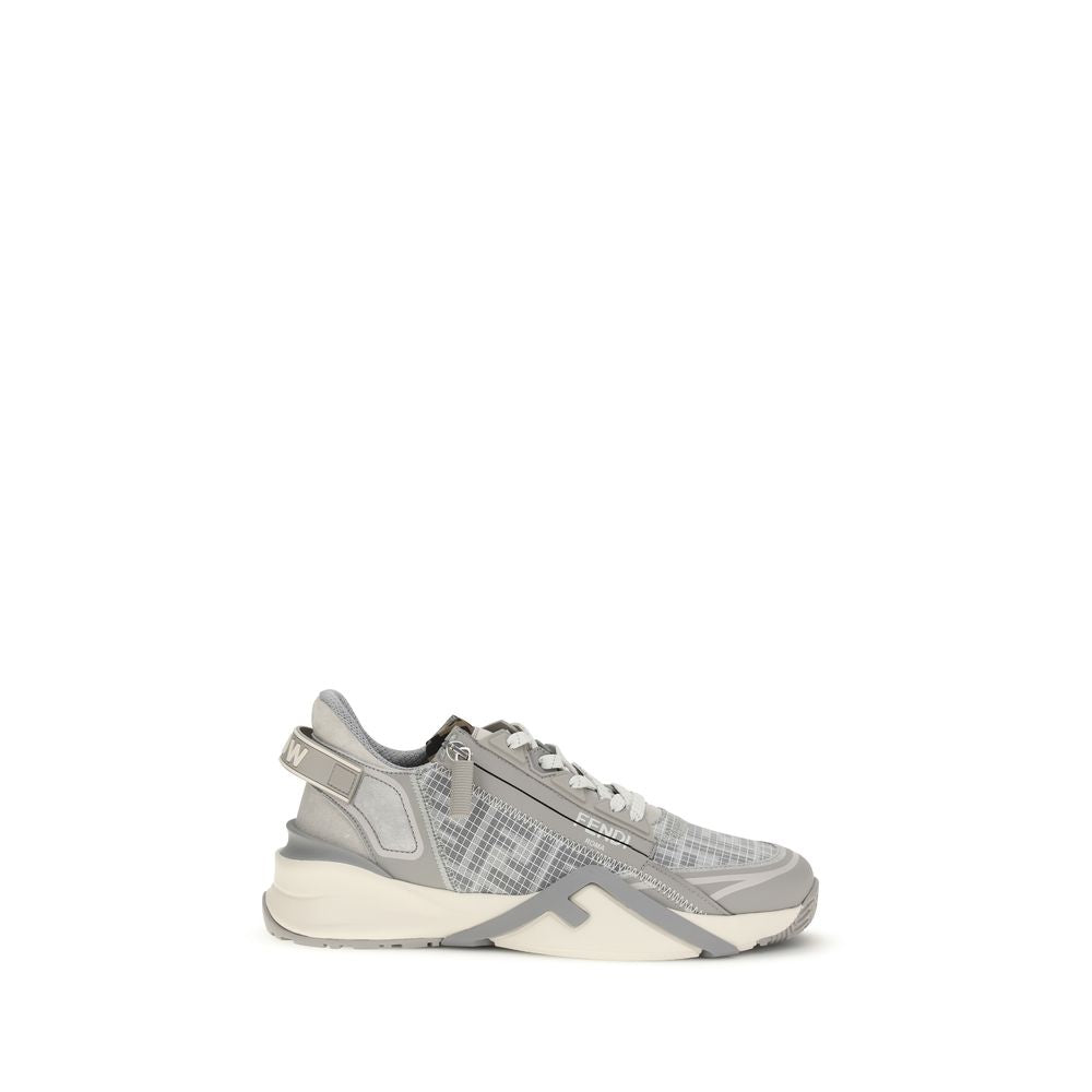 Flow Calf Leather Athletic Sneakers