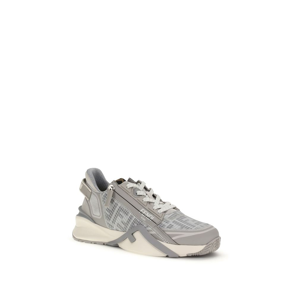Flow Calf Leather Athletic Sneakers