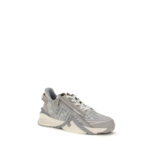 Flow Calf Leather Athletic Sneakers