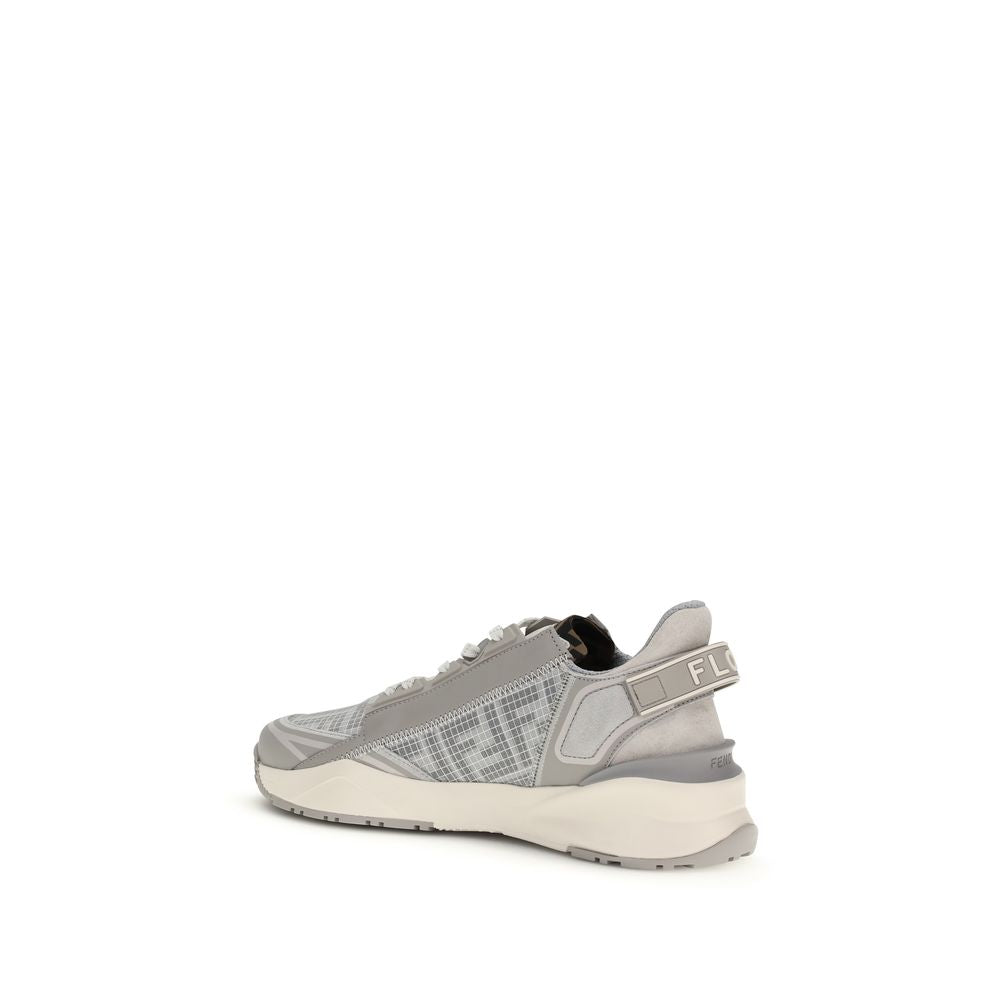Flow Calf Leather Athletic Sneakers