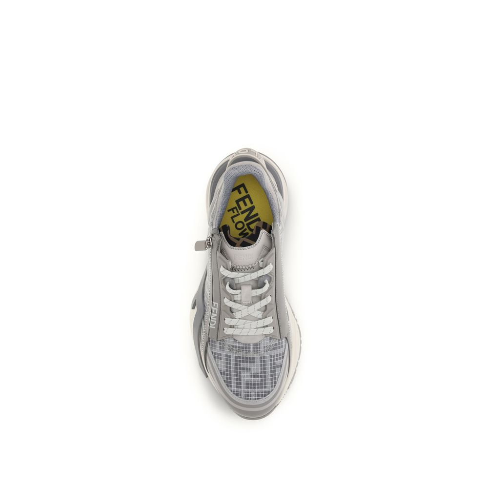 Flow Calf Leather Athletic Sneakers
