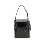 Calf Leather Big Cube Bucket Bag