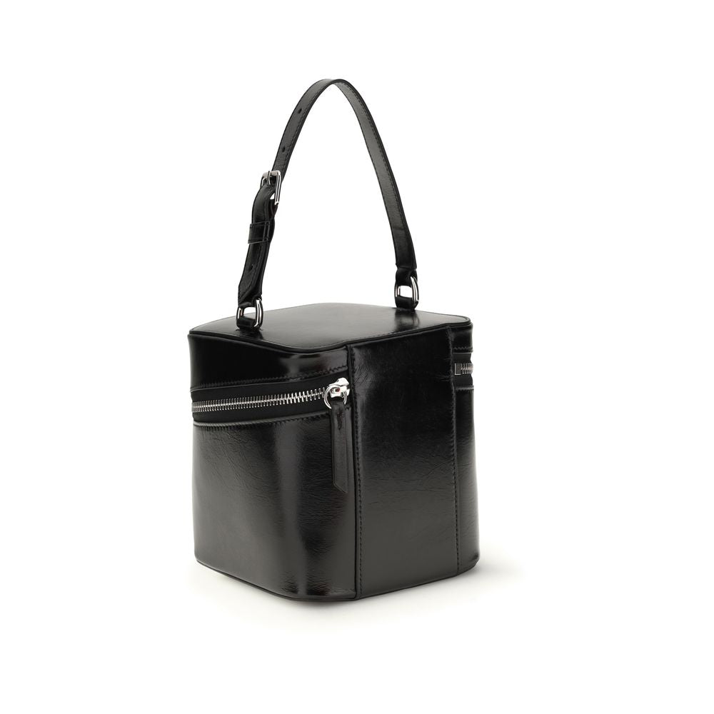 Calf Leather Big Cube Bucket Bag