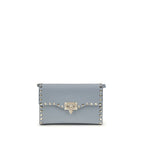 Small Grained Calfskin Rockstud Shoulder Bag