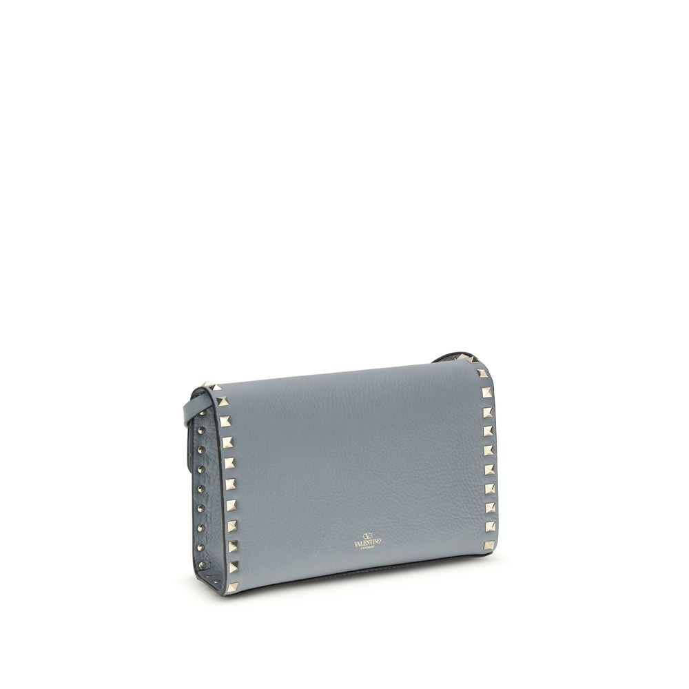 Small Grained Calfskin Rockstud Shoulder Bag