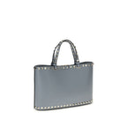 Small Rockstud Calf Leather Tote