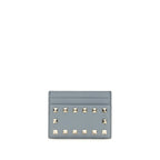 Calf Leather Rockstud Card Holder