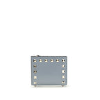 Rockstud Grained Leather Wallet