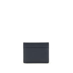 VLogo Signature Card Holder In Grained Calf Leather